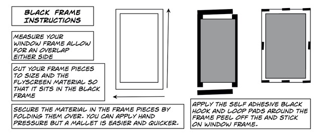 Black Frame Instructions