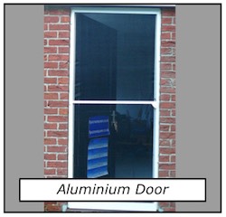 flyscreen aluminium door
