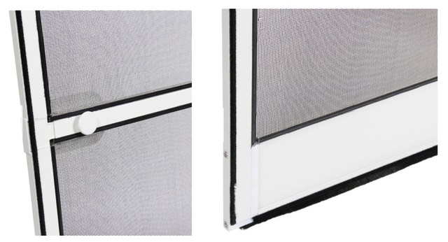 Flyscreen self closing door