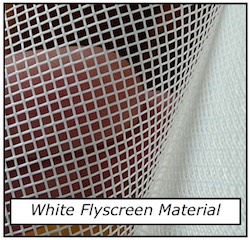 Flyscreen White Material
