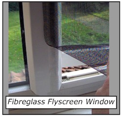 Flyscreen Window fibreglass