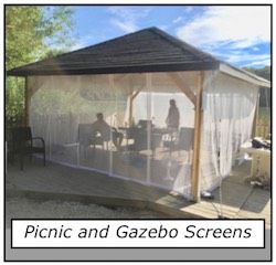 Gazebo Picnic Screens