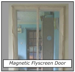 Magnetic Flyscreen Single door