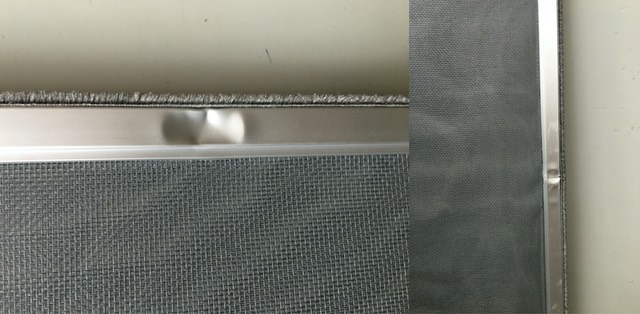 Sash screen damage