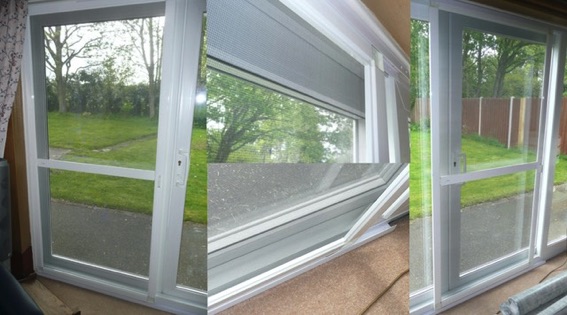 sliding aluminium flyscreen door 