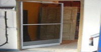 Aluminium heavy duty closing door for commercial properties