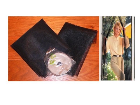 Lightweight Flyscreen Door - Charcoal 100x220cm