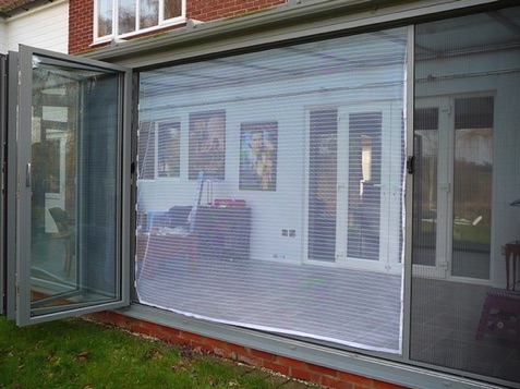 Bi-Fold Wide Span Flyscreen