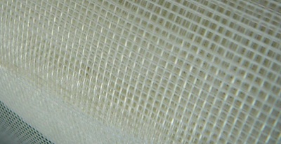 White mesh roll