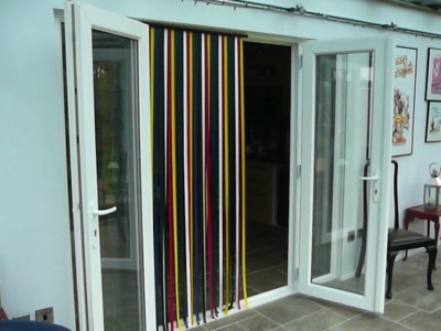 Strip Flyscreen Door installed