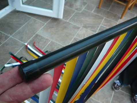 Strip Flyscreen Door - rod detail