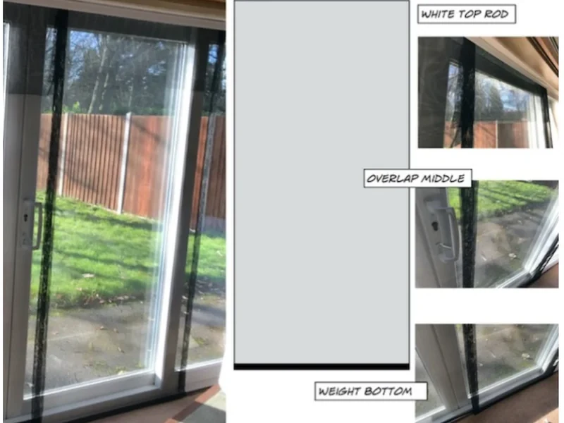 Wide Panel Door (Charcoal)