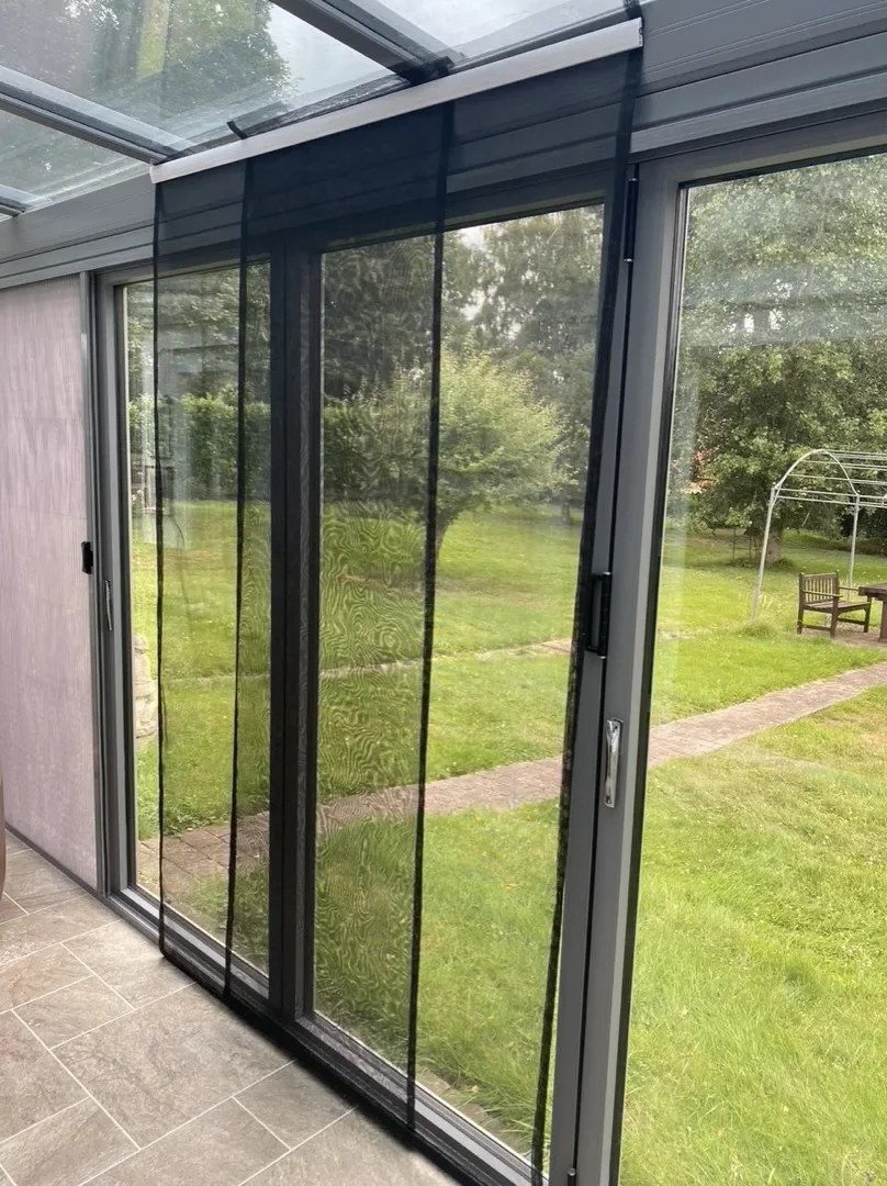 Wide Panel Door fitted, angled view