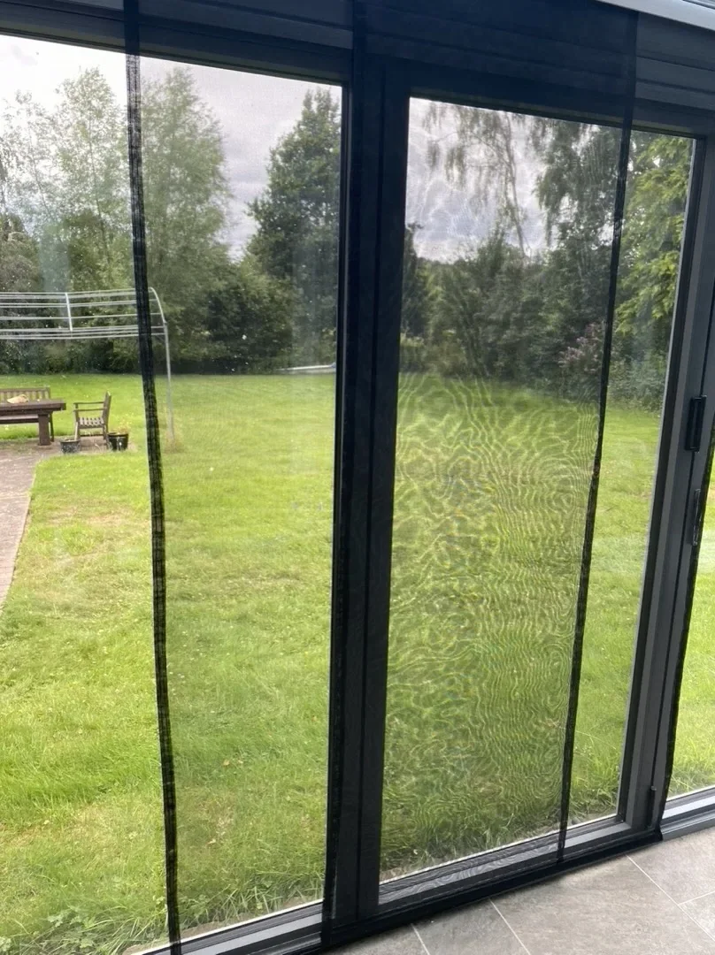 Wide Panel Door panels fitted, view from inside