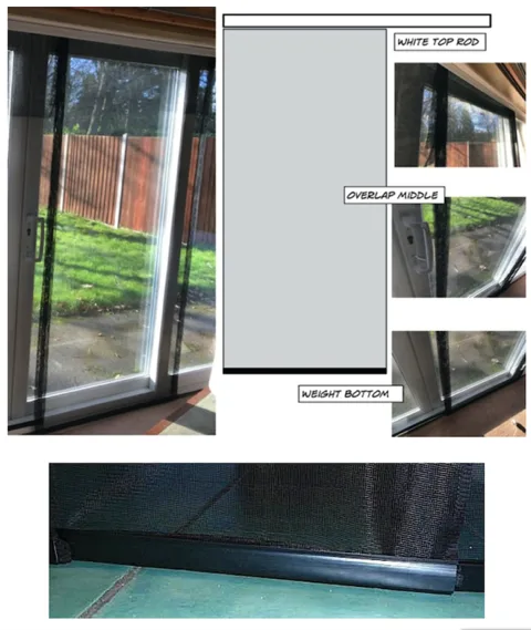 Wide Panel Doors - Charcoal