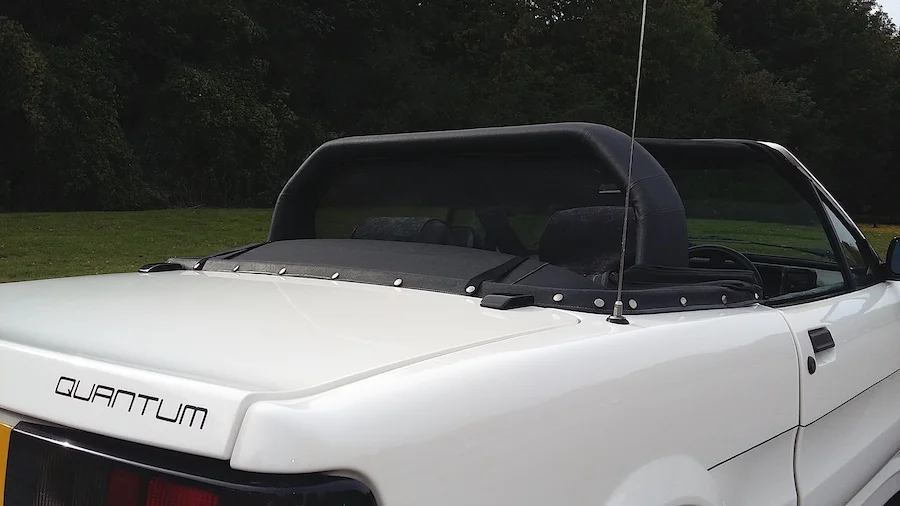 Wind deflector rear view