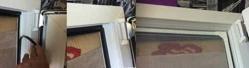 Tilt & Turn Flyscreen - fitting step 1