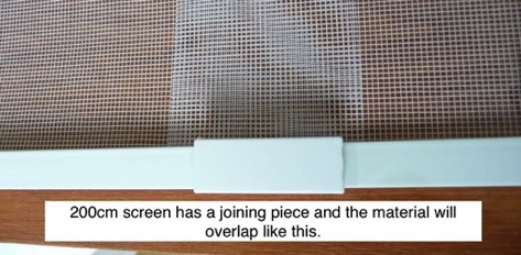 Tilt & Turn Flyscreen - installed on window