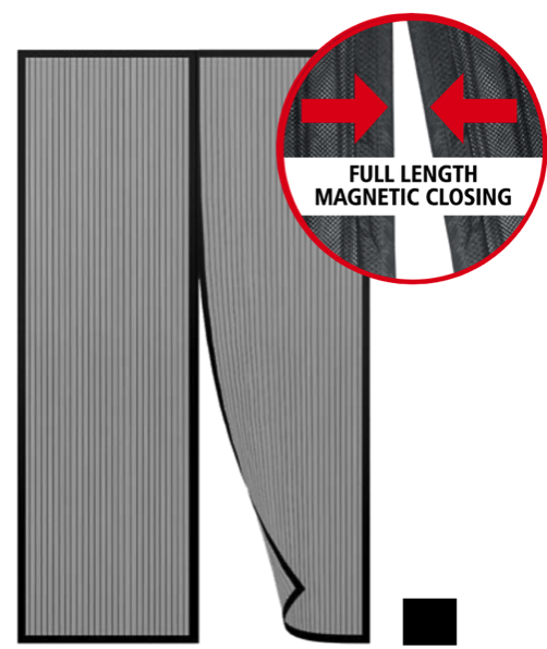 flyscreen magnetic window automatically closes